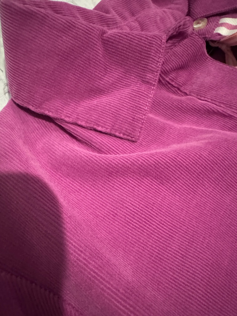 Vineyard Vines Raspberry Pinwale Corduroy Dress - NWT - XS - Picture 10 of 11